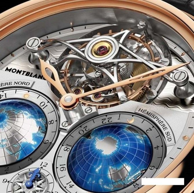 Montblanc 111675 Villeret 1858 Tourbillon Cylindrique Geospheres Vasco Da Gama - фото 2