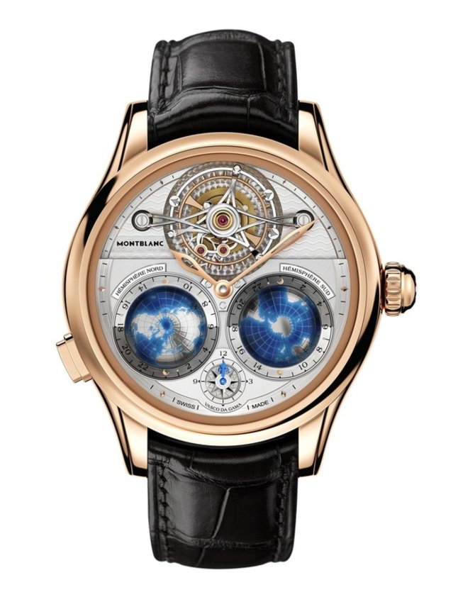 Montblanc 111675 Villeret 1858 Tourbillon Cylindrique Geospheres Vasco Da Gama - фото 1