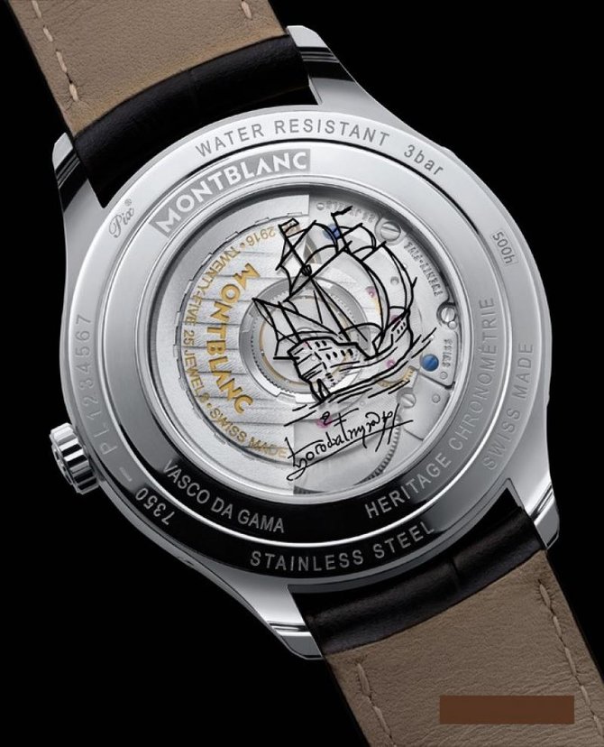 Montblanc 112539 Star Meisterstuck Heritage Chronometrie Quantieme Annual Calendar Vasco da Gama - фото 3