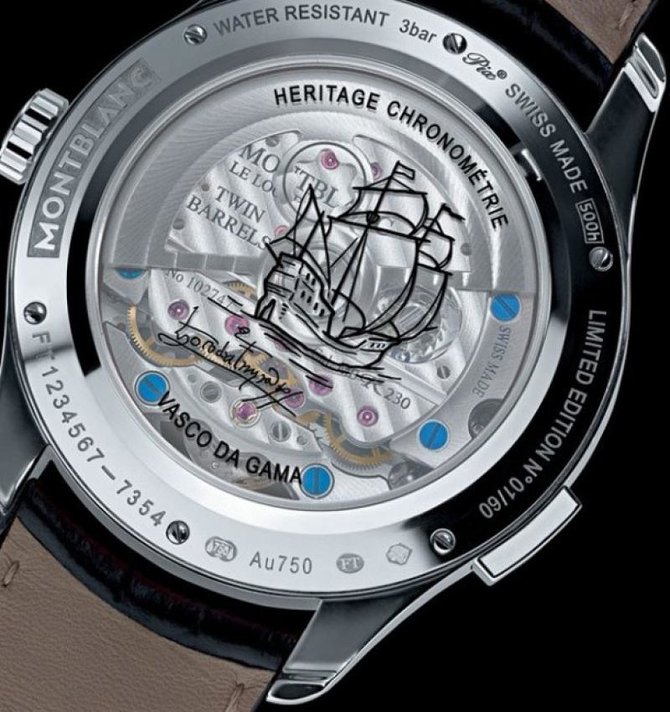 Montblanc 112649 Meisterstuck Heritage Chronometrie ExoTourbillon Chronograph Vasco da Gama - фото 2