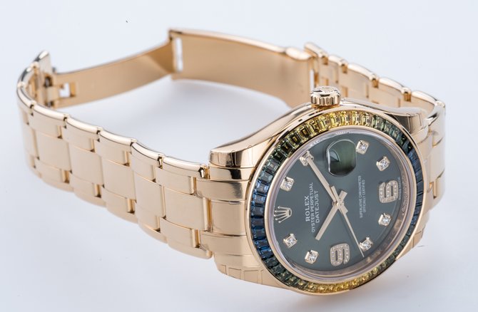Rolex 86348SABLV Datejust Ladies Pearlmaster 39 mm  - фото 7