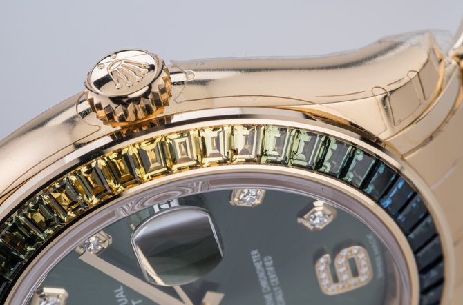 Rolex 86348SABLV Datejust Ladies Pearlmaster 39 mm  - фото 8