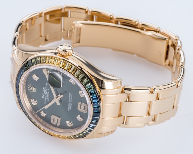 Rolex 86348SABLV Datejust Ladies Pearlmaster 39 mm  - фото 9