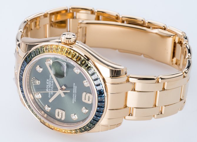 Rolex 86348SABLV Datejust Ladies Pearlmaster 39 mm  - фото 11