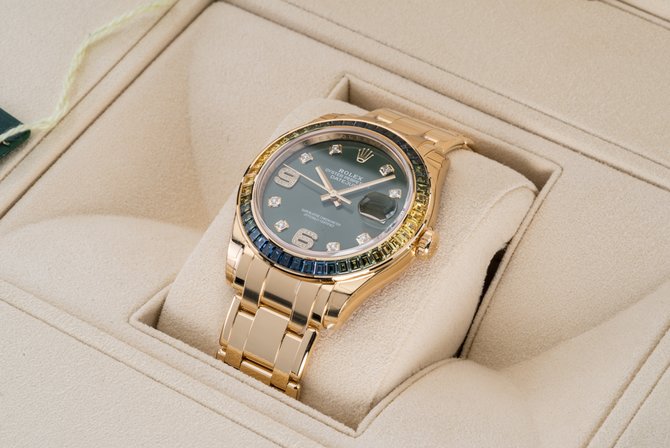 Rolex 86348SABLV Datejust Ladies Pearlmaster 39 mm  - фото 13