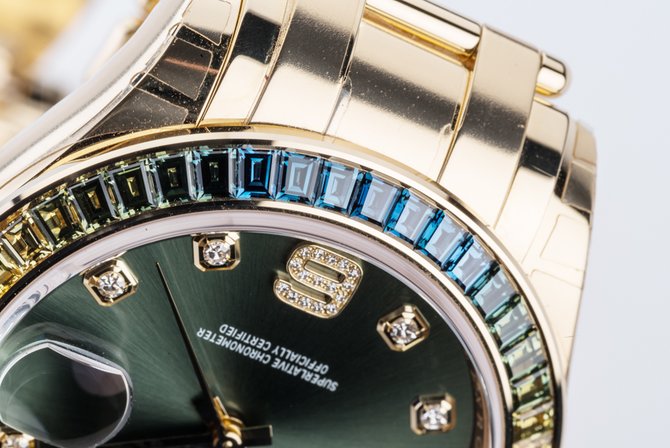 Rolex 86348SABLV Datejust Ladies Pearlmaster 39 mm  - фото 21