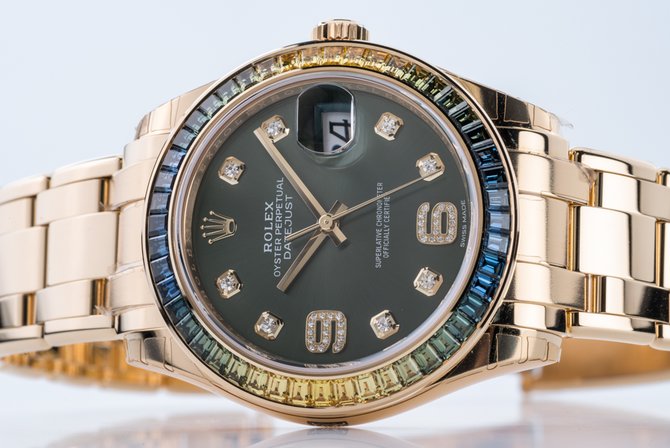Rolex 86348SABLV Datejust Ladies Pearlmaster 39 mm  - фото 22