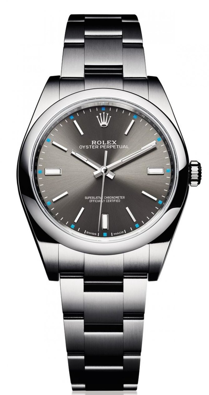 Rolex 114300 grey Oyster Perpetual 39 mm Steel