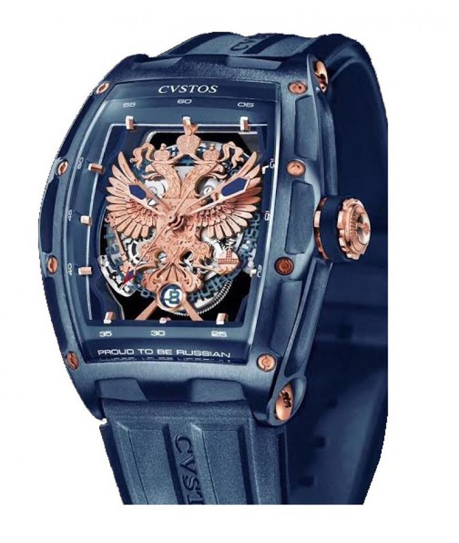 Cvstos Jet-Liner Blue Steel PVD Challenge Proud To Be Russian - Gerard Depardieu Edition - фото 4