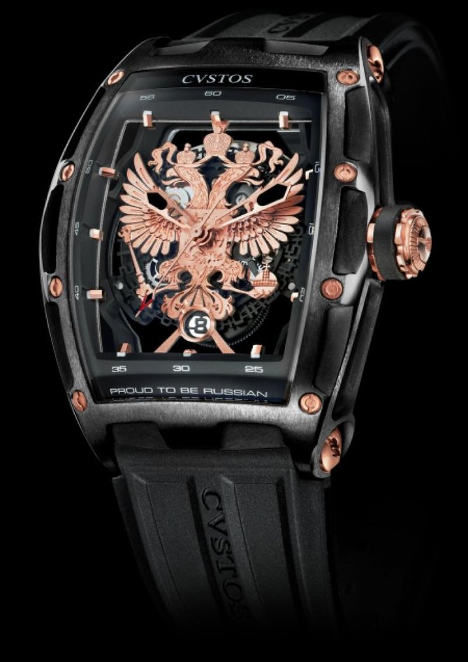 Cvstos Jet-Liner Black Steel PVD Challenge Proud To Be Russian - Gerard Depardieu Edition - фото 2