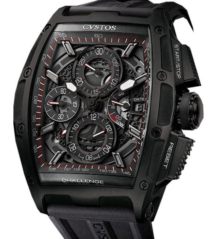 Cvstos CHRONO II black steel Challenge CVS577 - фото 1