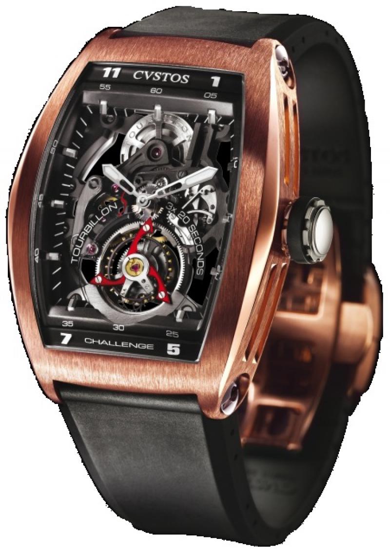 JET-LINER TS Gold Cvstos CVS 2600C Hand Wound Tourbillon Challenge