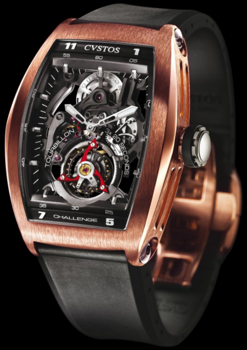 JET-LINER TS Gold Cvstos CVS 2600C Hand Wound Tourbillon Challenge