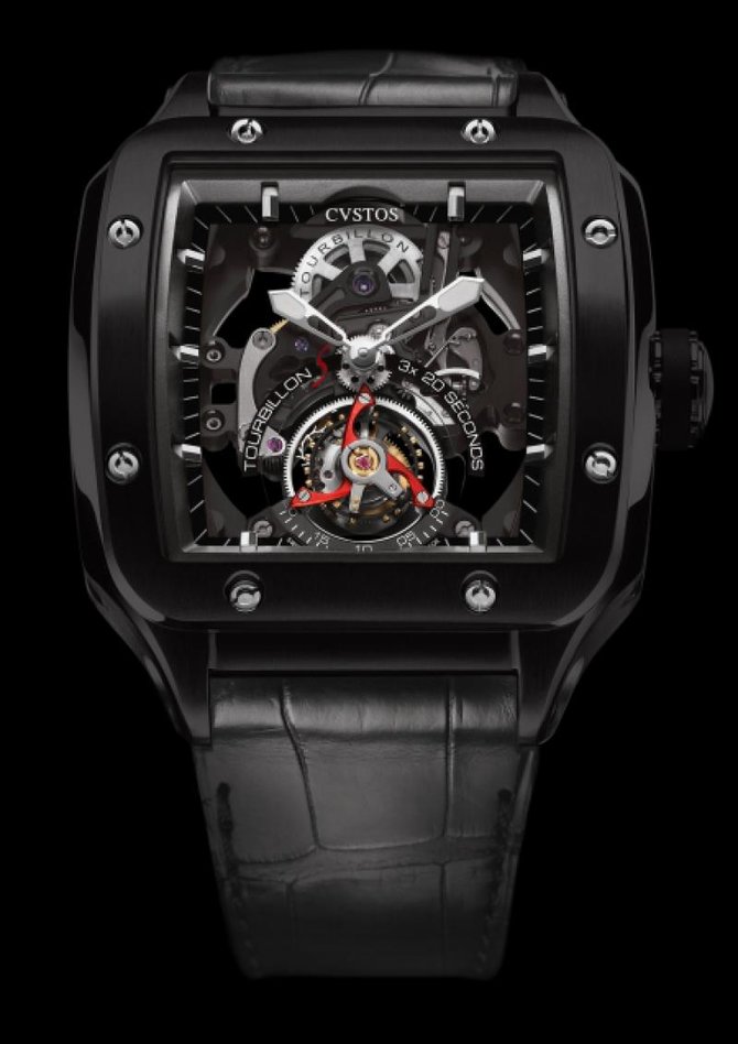 Cvstos TS Titanium Black Challenge Hand Wound Tourbillon - фото 2