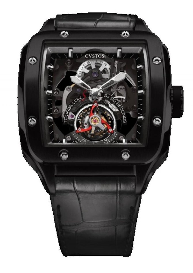 Cvstos TS Titanium Black Challenge Hand Wound Tourbillon - фото 1