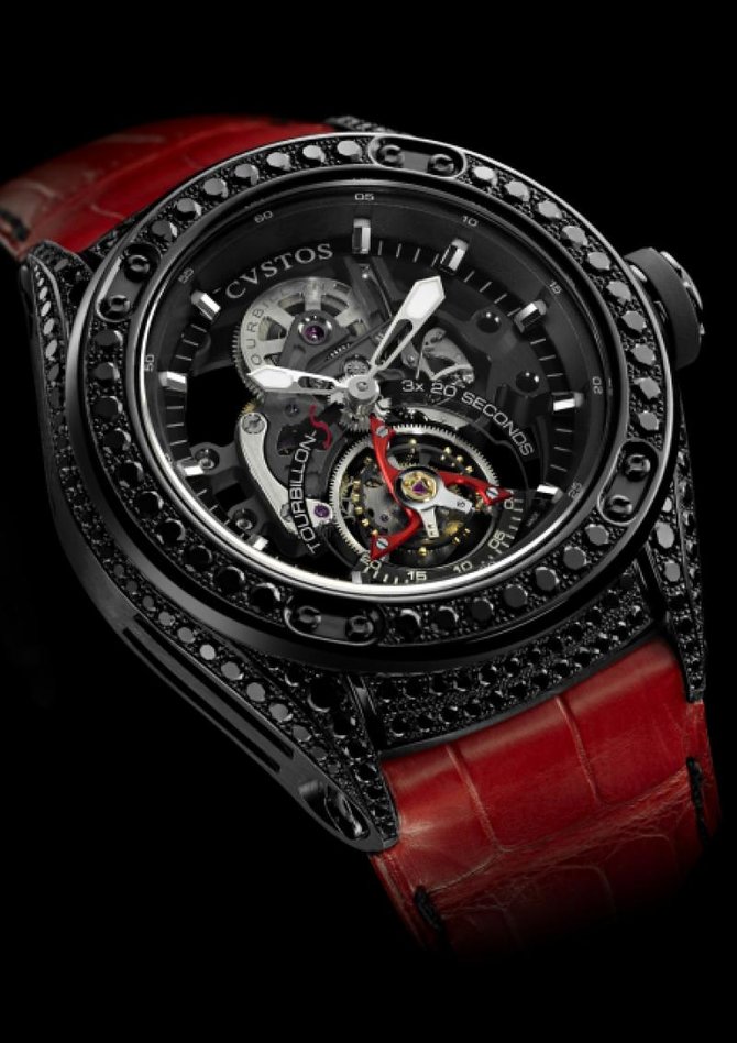 Cvstos R50 TS Titanium PVD Black Diamonds Challenge R CVS 2600C Hand Wound Tourbillon - фото 2