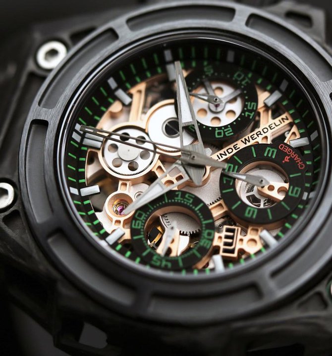 Linde Werdelin Spidospeed Carbon Green Spido LW06 - фото 3