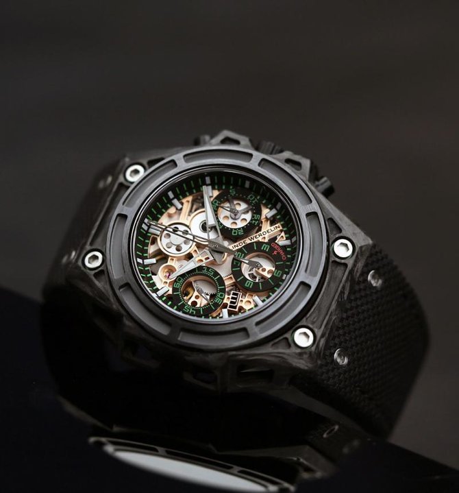 Linde Werdelin Spidospeed Carbon Green Spido LW06 - фото 2