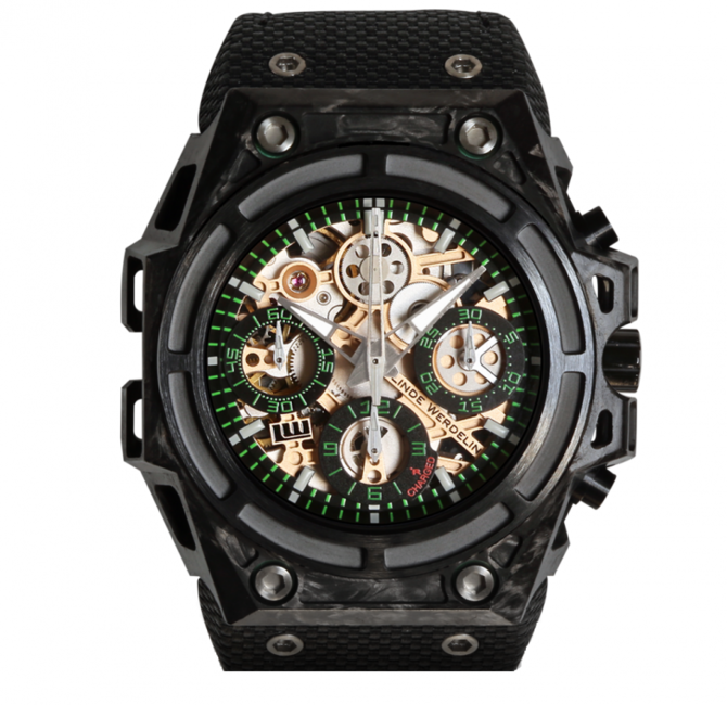 Linde Werdelin Spidospeed Carbon Green Spido LW06 - фото 1