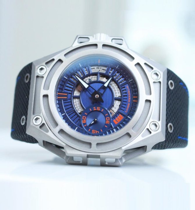 Linde Werdelin Spidolite Titanium Blue Spido LW04 - фото 2