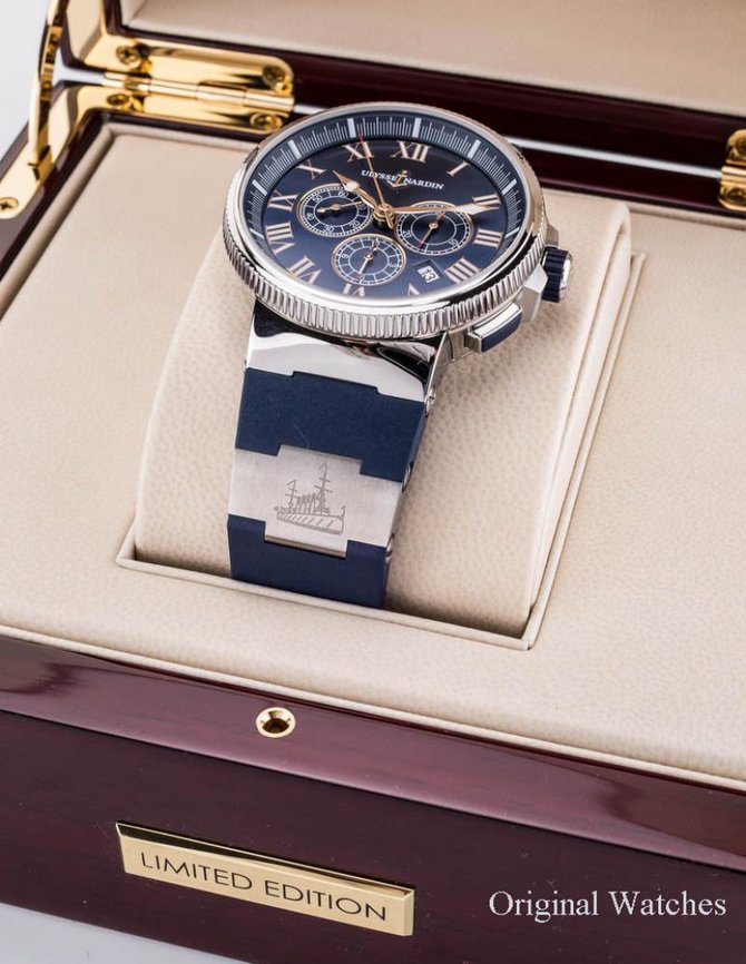 Ulysse Nardin 1503-150LE-3/43-BALT V2 Marine Manufacture Chronograph - фото 4