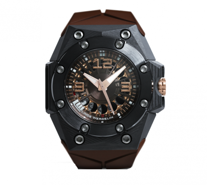 Linde Werdelin Moon Carbon Oktopus Waterproof - фото 1