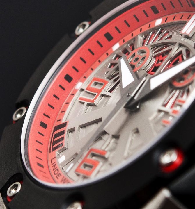 Linde Werdelin Titanium Red Oktopus Waterproof - фото 4
