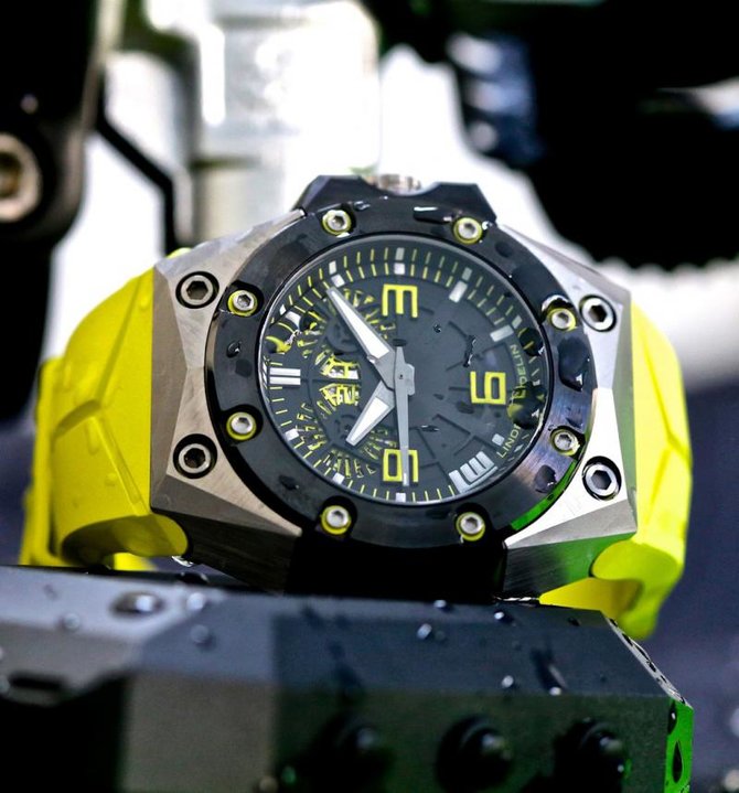 Linde Werdelin Titanium Yellow Oktopus Waterproof - фото 3