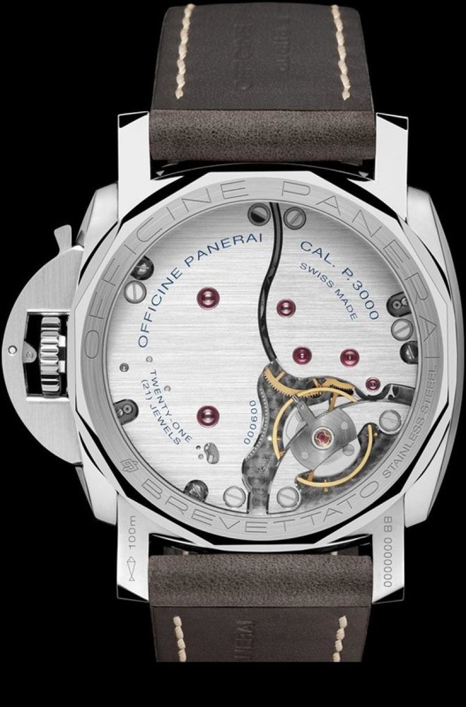 Officine Panerai PAM 00605 Luminor 1950 Firenze 3 Days Acciaio - фото 2