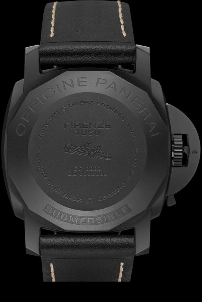 Officine Panerai PAM 00607 Luminor 1950 Submersible Firenze Left-Handed 3 Days Automatic Ceramica - фото 2