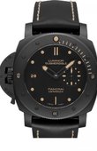 Officine Panerai Luminor PAM 00607 1950 Submersible Firenze Left-Handed 3 Days Automatic Ceramica