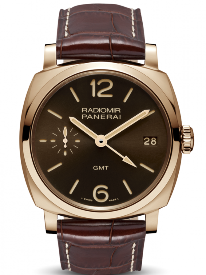 Officine Panerai PAM00570 Radiomir 1940 3 Days GMT Oro Rosso - фото 1