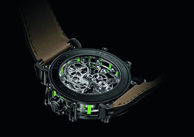 Bvlgari Bulgari Tourbillon Saphir Ultranero Octo Tourbillon Gerald Genta - фото 2