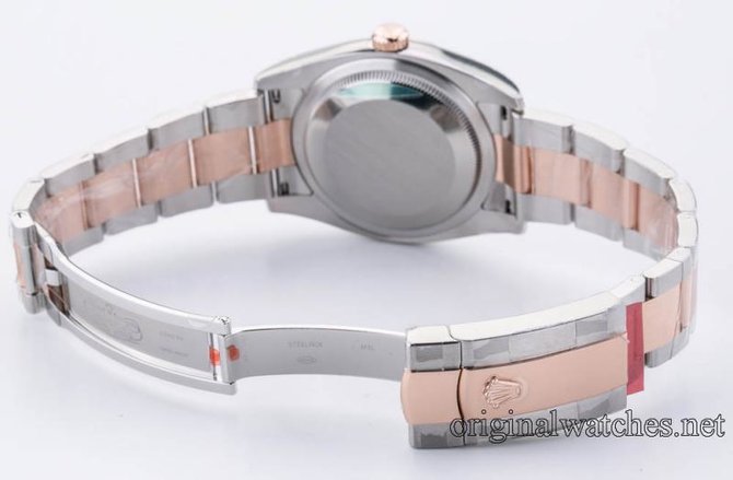Rolex 116231 pddo Datejust Steel and Pink Gold Fluted Bezel - фото 13