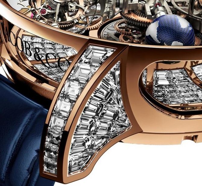 Jacob & Co 750.800.40.BD.BD.1BD Tourbillon Astronomia Tourbillon Baguette - фото 3