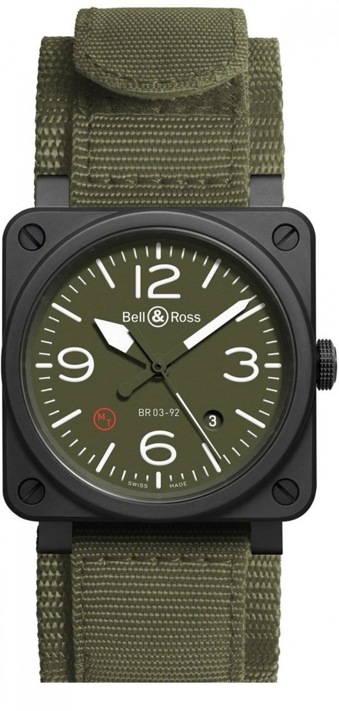 Bell & Ross BR 03-92 Military Type Aviation ETA 2892 - фото 2