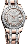 Rolex Datejust Ladies Pearlmaster 34 mm RG Pave Сhronometer