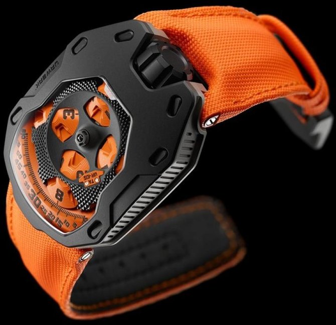 Urwerk UR-105TA Black Orange UR-105 Knight - фото 3