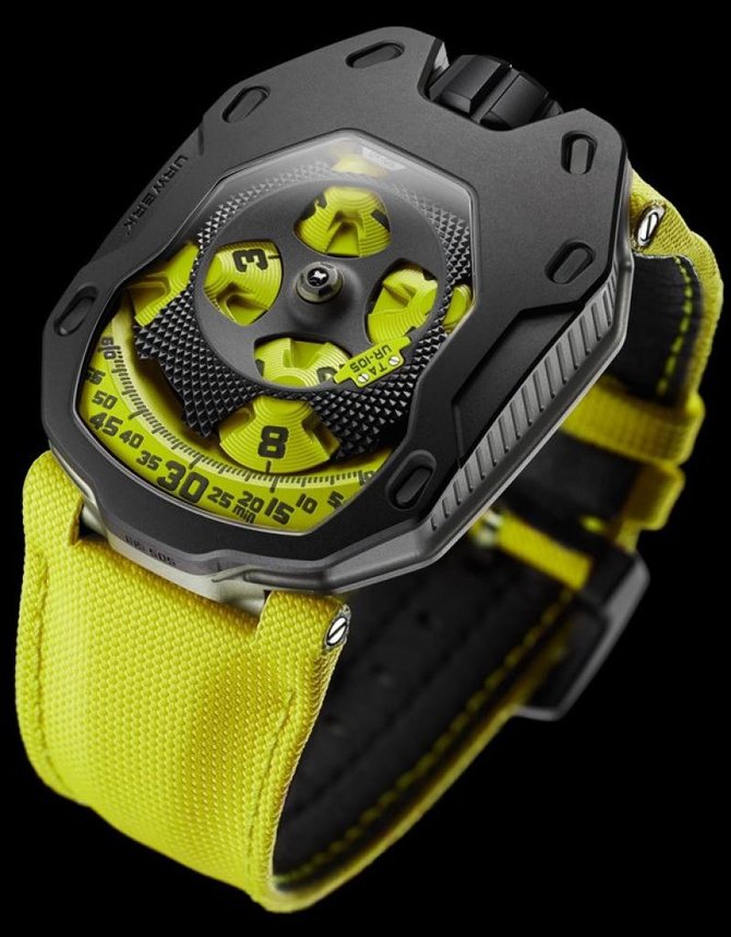 Urwerk UR-105TA Black Lemon UR-105 Knight - фото 2