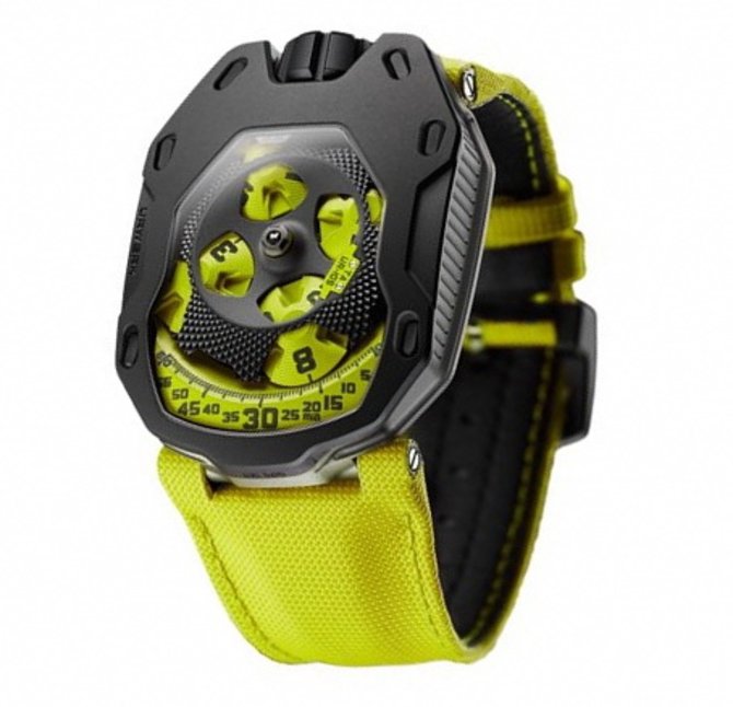 Urwerk UR-105TA Black Lemon UR-105 Knight - фото 1