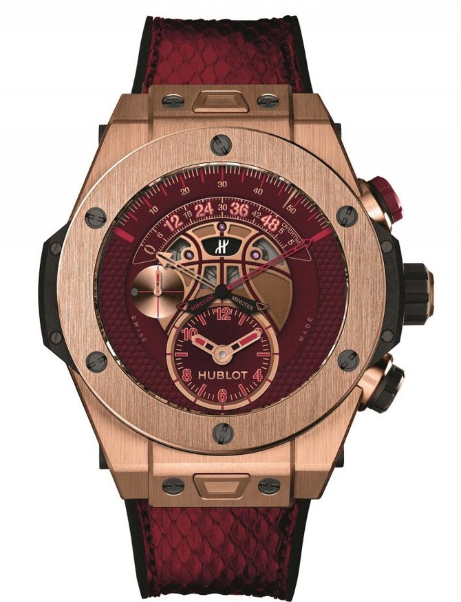 Hublot 413.OX.4738.PR.KOB15 Big Bang Unico Chronograph Retrograde Kobe “Vino” Bryant - фото 1