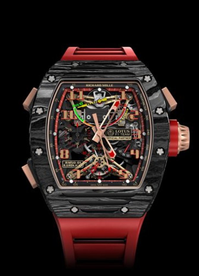 Richard Mille RM 50-01 Lotus F1 Team Romain Grosjean RM Carbon - фото 5