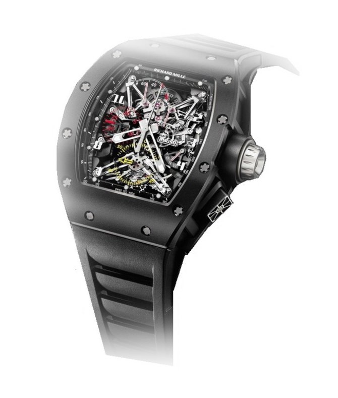 Richard Mille RM 050 Tourbillon Competition Chronograph - Felipe Massa RM Titanium Black - фото 1