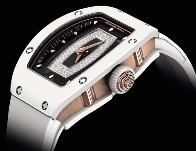Richard Mille RM 07-01 Atz White Ceramic Skeletonised Ladies' Automatic RM Ceramic Gold - фото 2