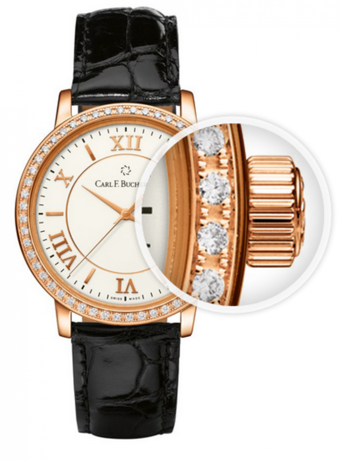 Carl F. Bucherer 00.10311.03.15.11 Adamavi 39 mm  - фото 2