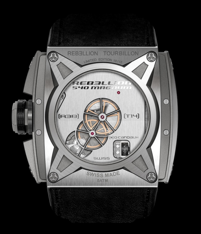 Rebellion Grade 5 Titanium Carbon fiber Magnum 540 Grand Tourbillon - фото 2