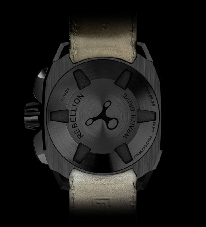 Rebellion Black DLC-treated 316L Stainless Steel Wraith Drive - фото 2