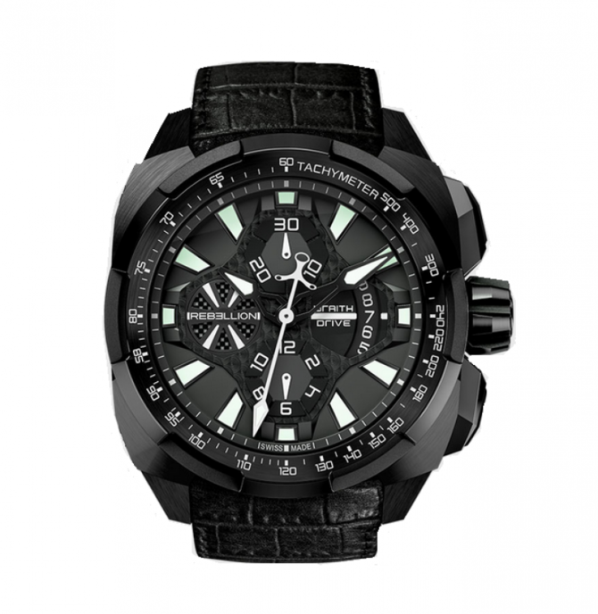 Rebellion Black DLC-treated 316L Stainless Steel Wraith Drive - фото 1