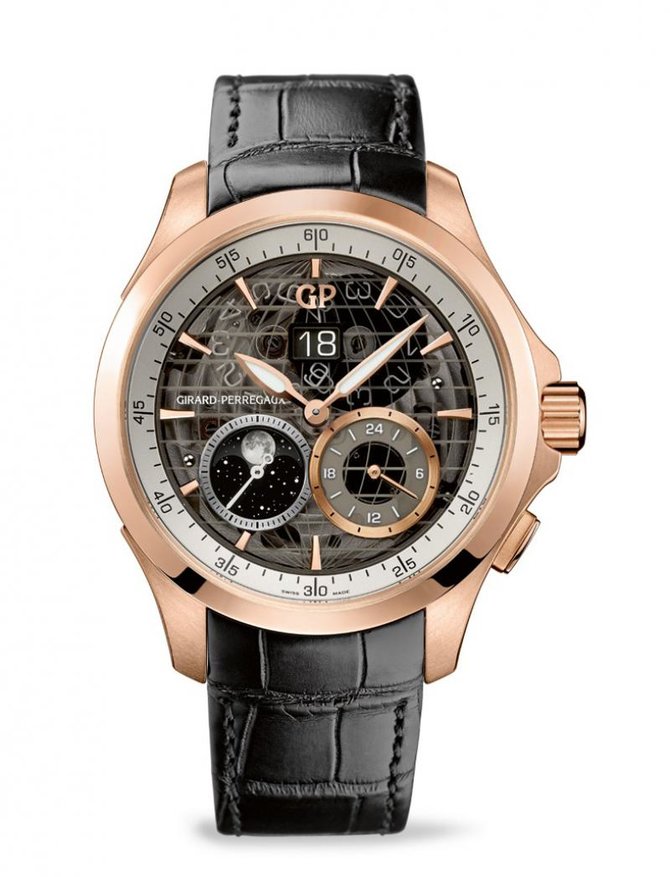Girard Perregaux 49655-52-232-BB6A WW.TC Traveller Large Date Moon Phases & GMT - фото 1