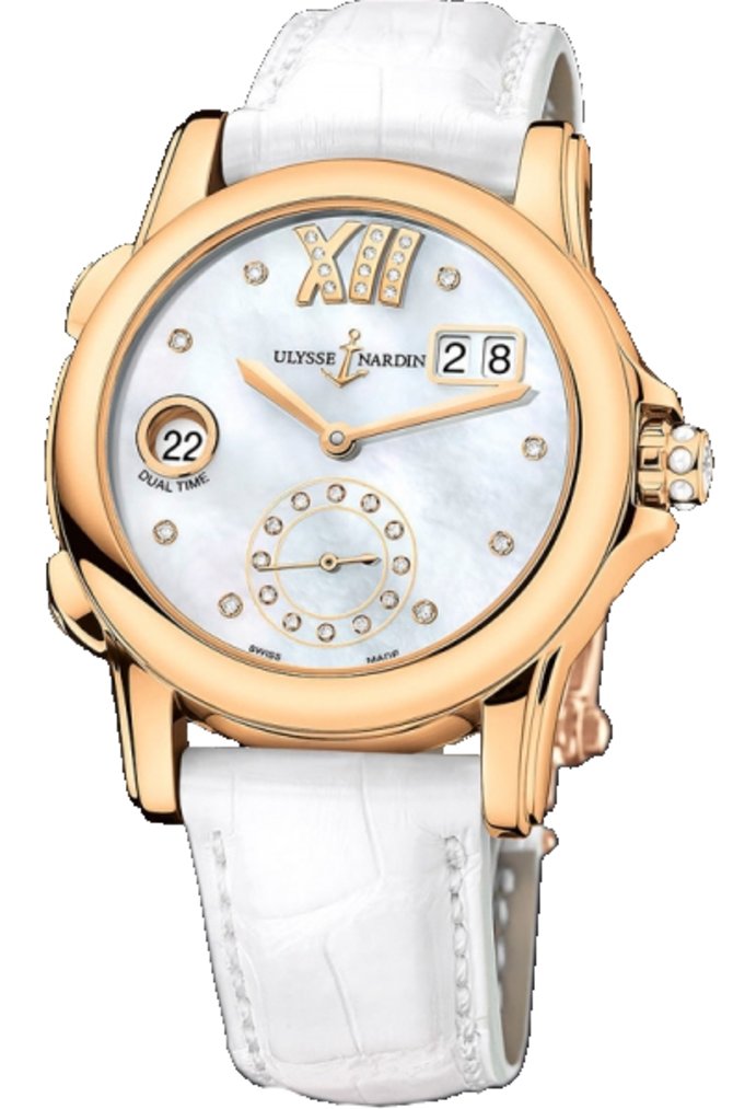 Ulysse Nardin 3346-222/391 Dual Time Ladies Manufacture